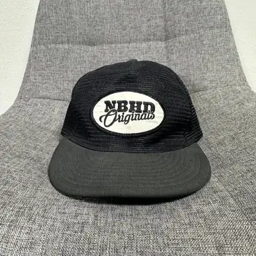 neighborhood 메쉬 캡 블랙 바이커