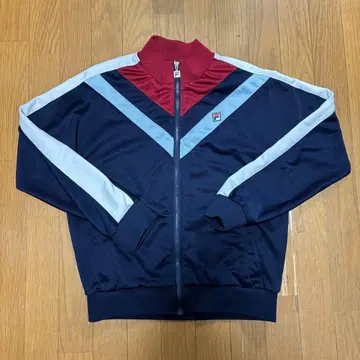 FILA 트랙 자켓 네이비/레드 L