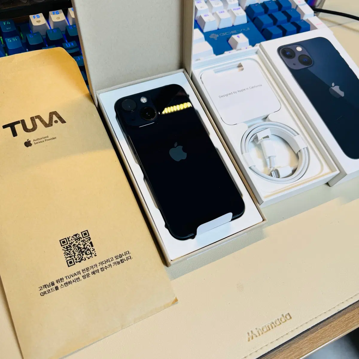 iPhone 15 Pro Natural Titanium 256GB Unused Refurbished AppleCare+ 