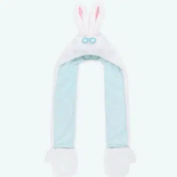 디즈니랜드 팬캡 화이트 토끼 이상한 나라의 앨리스