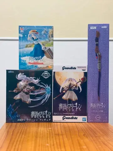 [미개봉 배송비 포함] 프리렌 피규어 & 페른의 지팡이 4세트