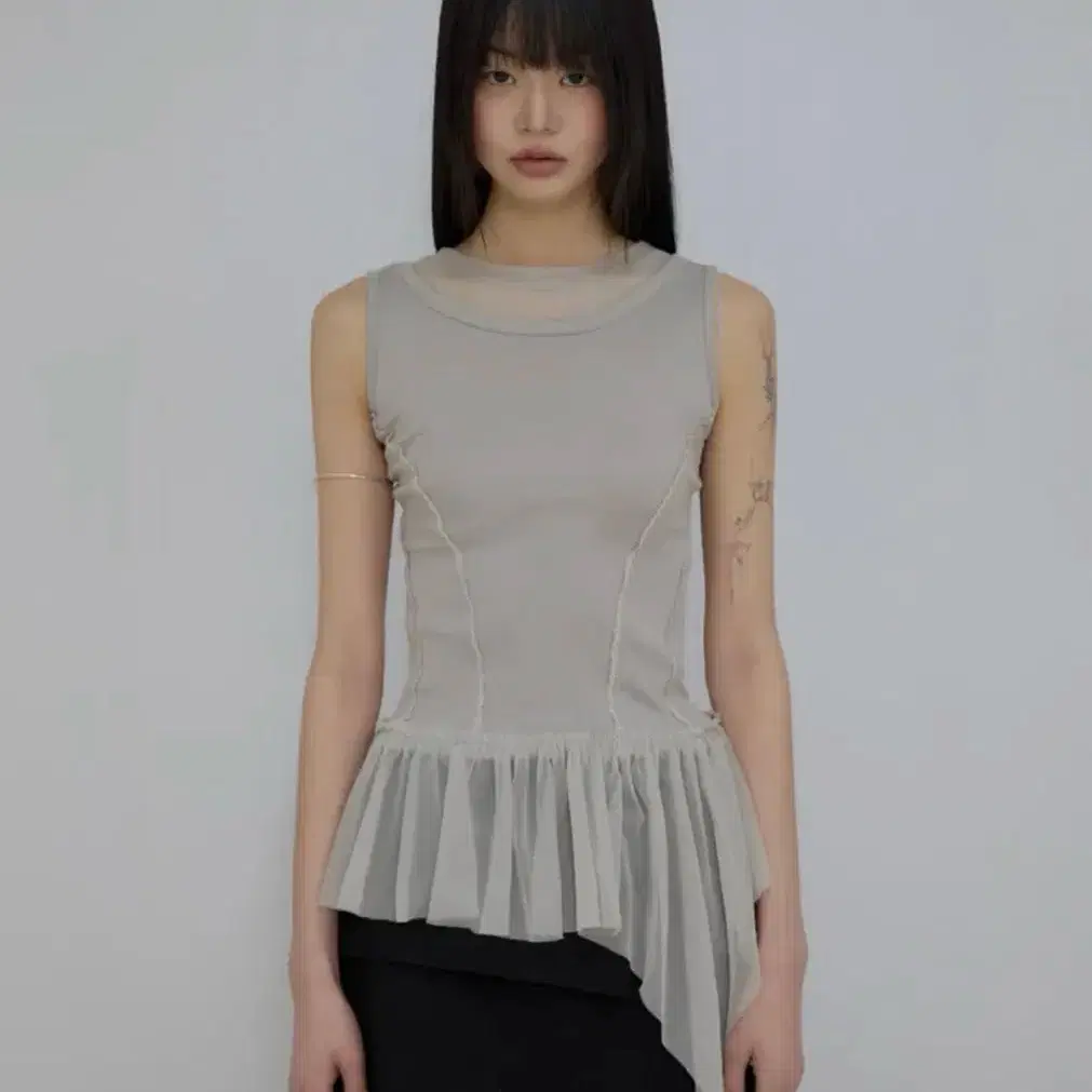 Flareup Asymmetrical Draped Layered Skirt | Bunjang Global
