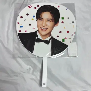 미사용 새상품 Snow Man Snow World 메구로 렌 축하 부채