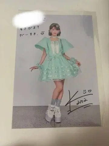 cutie street 큐스토 이타쿠라 카나 사인 포함 생사진