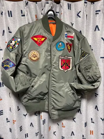 MA-1 플라이트 자켓 올리브 그린