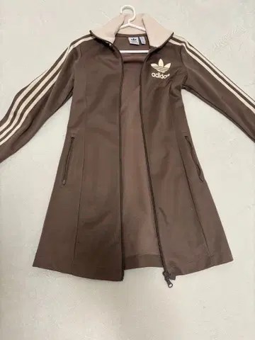 아디다스 원피스 트랙 자켓 브라운 더블 지퍼