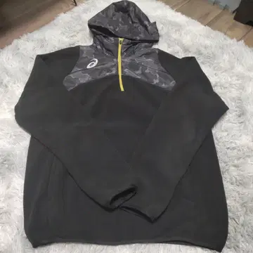 ASICS BASEBALL 후드티 M 사이즈 블랙/카모플라쥬 새상품급