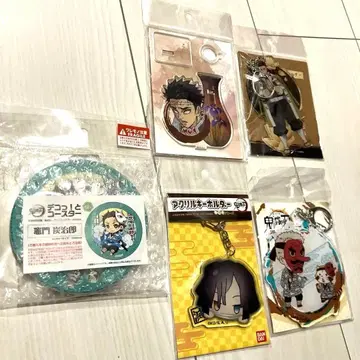 귀멸의 칼날 탄지로 코스터 히메지마 이구로 키링 아크릴 라스칼