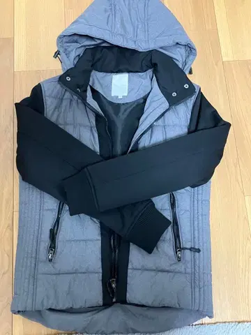 AVAIL MODE M 후드 부착 다운 자켓과 팬츠 세트