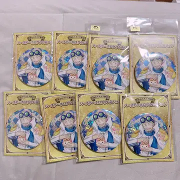 ONEPIECE 무기와라 스토어 벌스데이 홀로그램 캔뱃지 코비 8개 세트