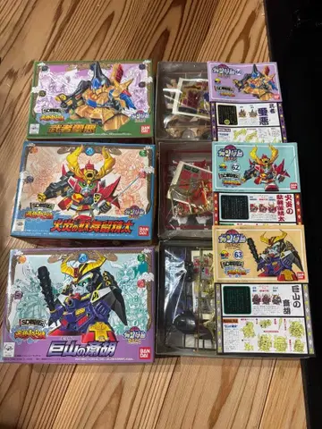 SD 건담 BB전사 풍림화산편 세트 노후화