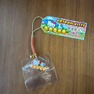 레어 지역 한정 키티 매듭 장식 단코자카 상행 한정 스트랩 일본 한정판