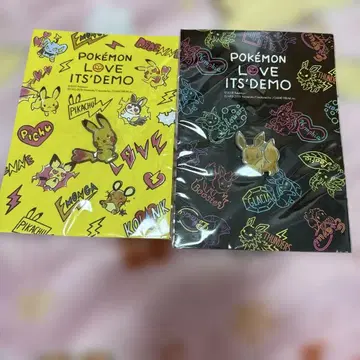 포켓몬 핀 배지 피카츄 이브이 새상품 이츠데모 it's demo