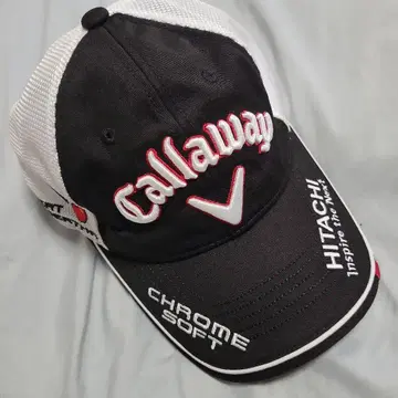 캘러웨이 크롬 소프트, 히타치 스폰서, 캡 블랙 화이트