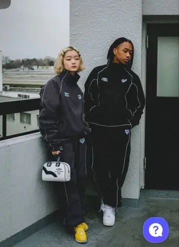 HTH umbro 나일론 자켓 셋업