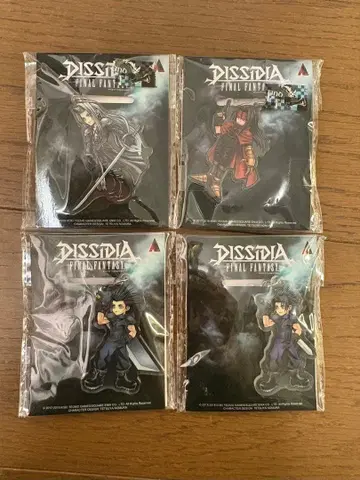 디시디아 파이널 판타지 아크릴 키링 세트 4개 세트