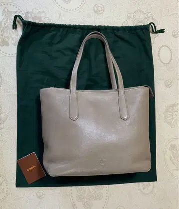 히로후 에테르노 L 사이즈 토트백 시보 가죽 그레이지