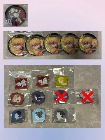 귀멸의 칼날 무한성 캔뱃지 핀즈