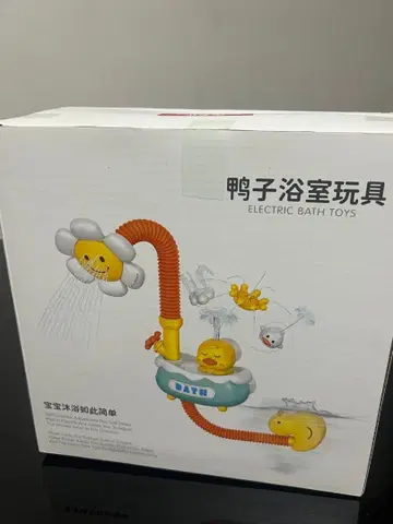 전동 버스 완구 오리와 꽃 디자인 VBACALA 아이스크림 가게 세트