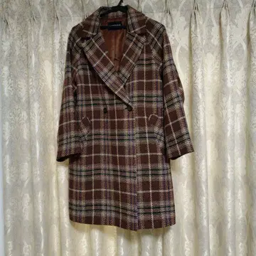 STRAWBERRY FIELD 테일러드 자켓 브라운 계열 체크