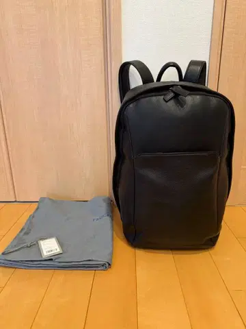 새상품급 츠치야 가방 바이노 라운드 백팩 (방수 가죽) 블랙