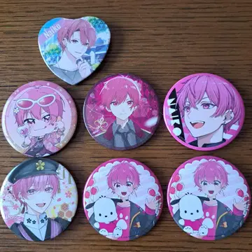 이레이스 나이코 캔뱃지 7개 세트 [학급붕괴 패밀리마트 콜라보 - -]