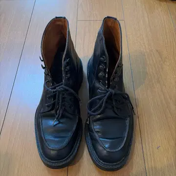 트리커스 가죽 하이컷 부츠