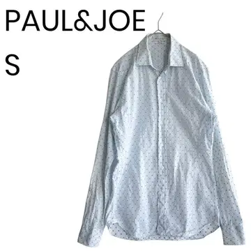 폴앤조 도트 셔츠 스트라이프 셔츠 코튼 셔츠 S 1906