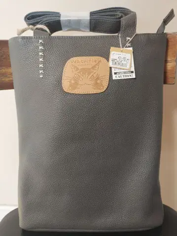 가죽 숄더 토트 그레이 다얀 와치필드 가죽제품