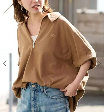 프레임워크 CHAMPION 별주 하프 zip 풀오버