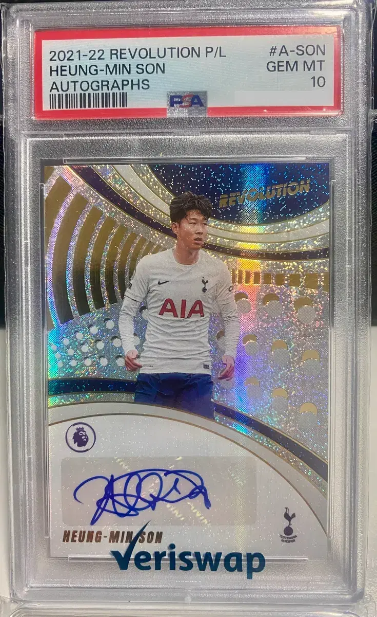 손흥민 카드 오토 psa10