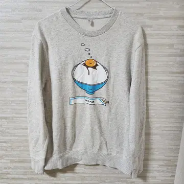 그라니프 graniph 타마고카케고항쿤 맨투맨 트레이닝복 그레이