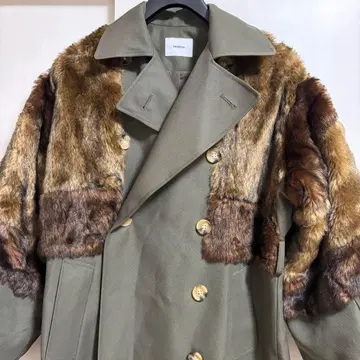 MURUA 롱 더블 트렌치코트