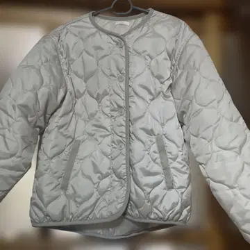 어반 리서치 ITEMS 퀼팅 자켓 화이트