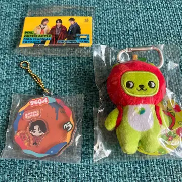 미세스 그린애플 제일복권 바스락 아크릴 참 & 알쿠마 마스코트