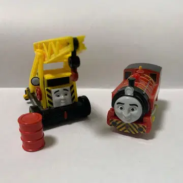 캡슐 프라레일 토마스 소도 정비 공장 세트 빅터, 케빈, 드럼통