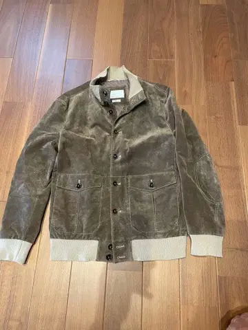 ZARA MAN 브라운 스웨이드풍 자켓 L