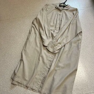 일본제 새상품급 denier 셔츠 원피스 루즈한 사이즈