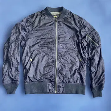 Alpha Industries MA-1 플라이트 자켓 L 사이즈 네이비