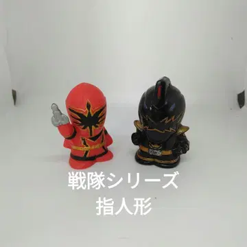 전대 시리즈 진심 레드 아바레랙 손가락 인형 (소프트 비닐 인형)