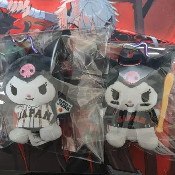 사무라이 재팬 x 산리오 캐릭터즈 카라비너 포함 마스코트 쿠로미