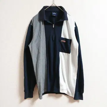 DUNLOP 던롭 하프 지퍼 M 멀티 컬러 일본제 메쉬