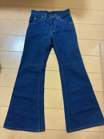 70s Lee 플레어 데님 벨보텀 유니온 티켓 USA제