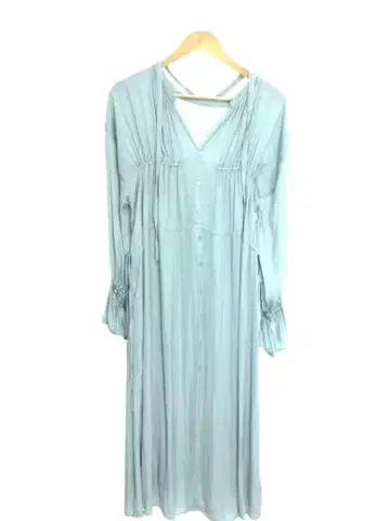 FRAY I.D 프레이 아이디/긴팔 원피스/블루 그레이