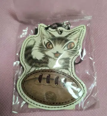 와치필드 고양이 다얀 볼 키링 럭비 미사용