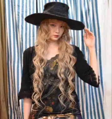 장미빛 모자 아티산 구김 햇