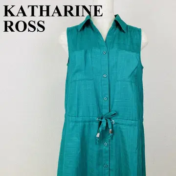 KATHARINE ROSS 셔츠 원피스 그린 M 1115-B