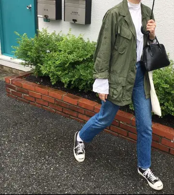 캐나다군 퍼티그 자켓 vintage