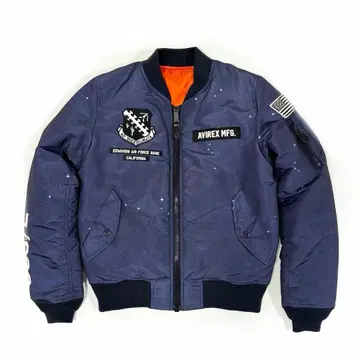 AVIREX 아비렉스 플라이트 자켓 MA-1 네이비 L
