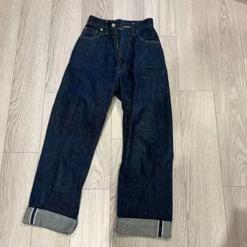 ANATOMICA 다크 블루 스트레이트 레그 데님